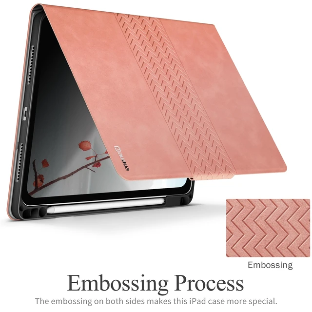 Alt view image 4 of 5 - auaua Case for iPad Air 13 inch M4/M3/M2, Pink