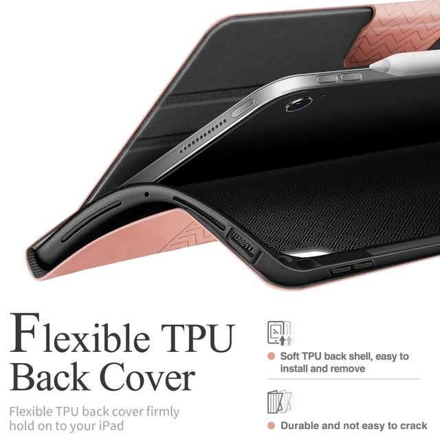 Alt view image 5 of 5 - auaua Case for iPad Air 13 inch M4/M3/M2, Pink