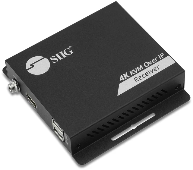 Main image of SIIG HDMI KVM Over IP Receiver, 4K30Hz, RX Only, One-to-Many, CE-H3KE01-S1