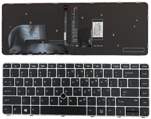 Main image of Siakoocty Laptop Replacement US Layout with Pointing with Backlight Keyboard for HP EliteBook 840 G3/745 G3/840 G4/745 G4 836308-001 821177-001 819877-001