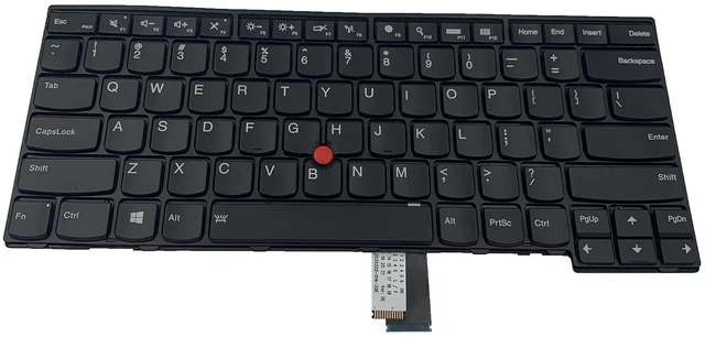 Alt view image 3 of 5 - Tiugochr Laptop Replacement US Layout with Backlight with Pointing Keyboard for Thinkpad T440 T440P T440S T450 T450S T460 T431 T431s E431 E440 L440 L450 T440E 01AX310 20AN 20AW 0C02253 04Y0891