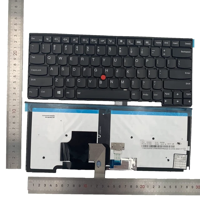 Alt view image 2 of 5 - Tiugochr Laptop Replacement US Layout with Backlight with Pointing Keyboard for Thinkpad T440 T440P T440S T450 T450S T460 T431 T431s E431 E440 L440 L450 T440E 01AX310 20AN 20AW 0C02253 04Y0891