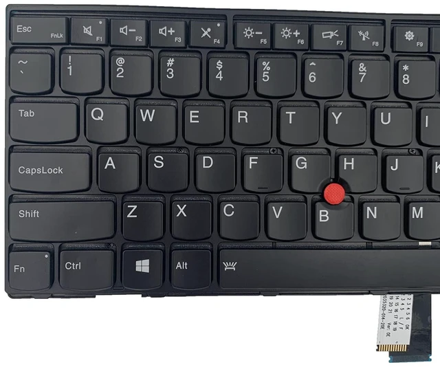 Alt view image 4 of 5 - Tiugochr Laptop Replacement US Layout with Backlight with Pointing Keyboard for Thinkpad T440 T440P T440S T450 T450S T460 T431 T431s E431 E440 L440 L450 T440E 01AX310 20AN 20AW 0C02253 04Y0891