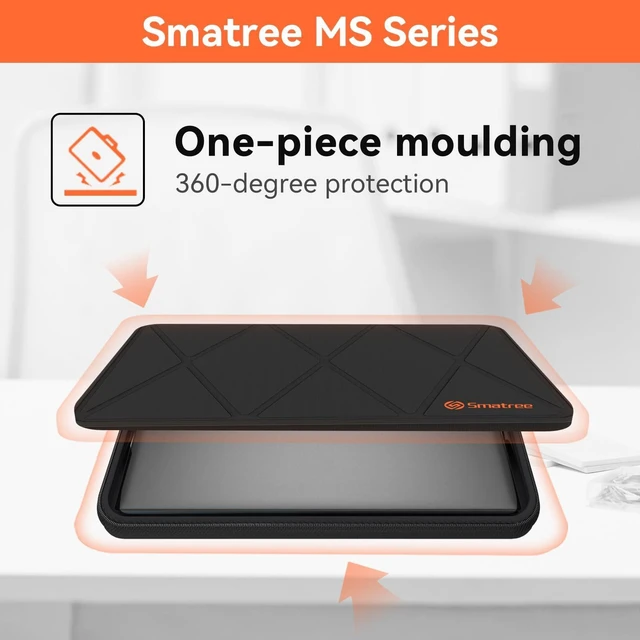 Alt view image 5 of 5 - Smatree MS59T Hard EVA Case with Stand for 14" HP Chromebook 14a-na1047nr