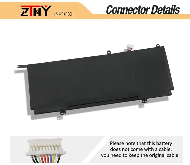 Alt view image 4 of 5 - SP04XL SP04061XL Laptop Battery for HP Spectre X360 Convertible 13-ap000