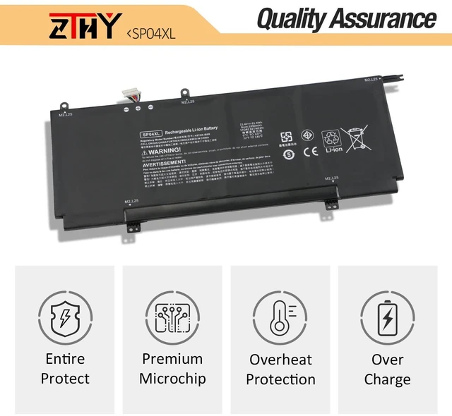 Alt view image 5 of 5 - SP04XL SP04061XL Laptop Battery for HP Spectre X360 Convertible 13-ap000