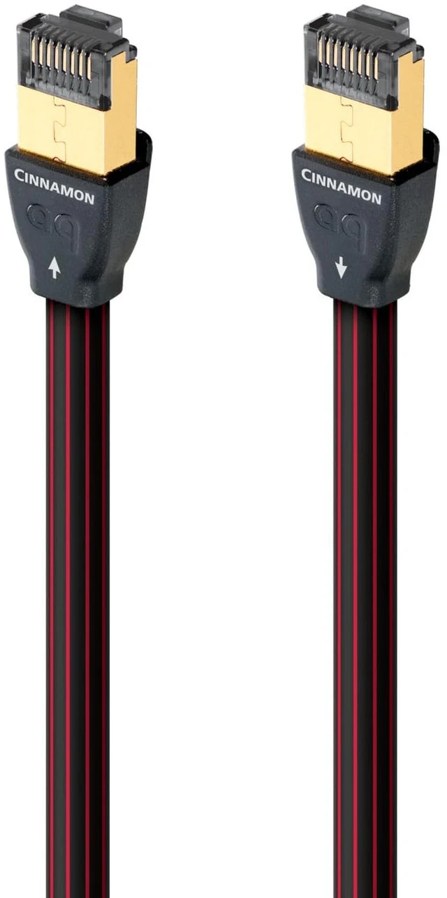 Main image of AudioQuest 5m RJ/E Cinnamon Network Cable Cat7 Black - Network Cables (5m, Cat7, RJ-45, RJ-45, Black)