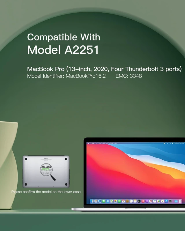 Alt view image 2 of 5 - SeaPlant Replacement Battery for MacBook Pro A2251, 13-Inch, 2020