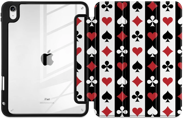 Alt view image 2 of 5 - Loyrina Case for iPad Air 11 M4/M3/M2 2026-2024 Release, Playing Card Suits