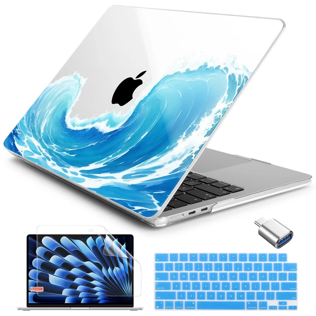 Main image of Batianda AstroGrid Case for MacBook Air 13.6" M2-M5 Chip, Blue Wave