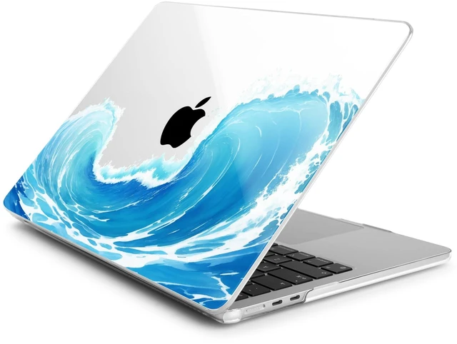 Alt view image 2 of 5 - Batianda AstroGrid Case for MacBook Air 13.6" M2-M5 Chip, Blue Wave