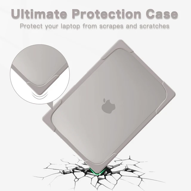 Alt view image 3 of 5 - MOSISO Compatible with MacBook Air 15 inch Case M5 M4 M3 M2 2026-2023,Khaki