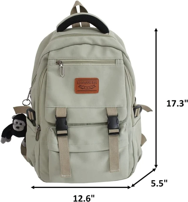 Alt view image 5 of 5 - Casual Backpack Large Capacity Gorilla Backpack Waterproof Camping Hiking Travel College Laptop Travel Man Woman 2024 (White)