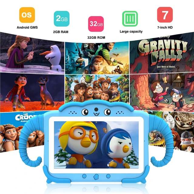 Alt view image 4 of 5 - Kids Tablet 7" Tablet for Kids with Tons Offline Learning Apps for Toddler