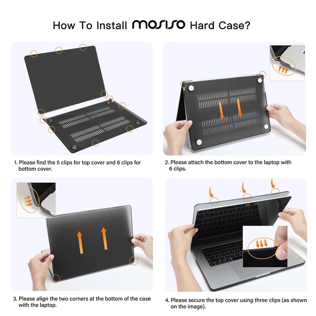 Alt view image 3 of 5 - MOSISO Compatible with MacBook Air 15 inch Case M5 2026 M4 M3 M2 2025-2023