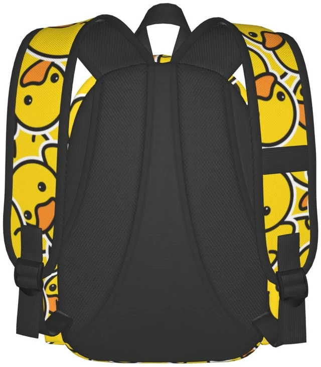 Alt view image 3 of 5 - Jbofyee Cute Rubber Ducky Laptop Backpack For Men Women, Yellow Cartoon Ducks Lightweight Daypack Bookbag For Daily Commutes Business Travel Hiking