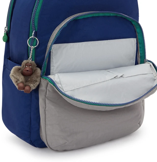 Alt view image 5 of 5 - Kipling Women's Seoul Extra Large 17" Laptop Backpack, Durable, Roomy with Padded Shoulder Straps, Built-In Protective Sleeve