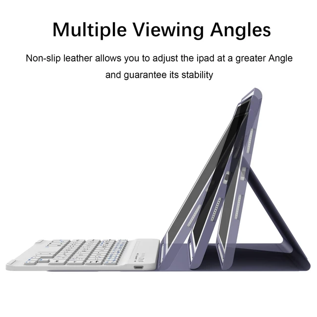 Alt view image 3 of 5 - Keyboard Case with Pencil Holder for iPad Mini 5th & 4th Generation 7.9"