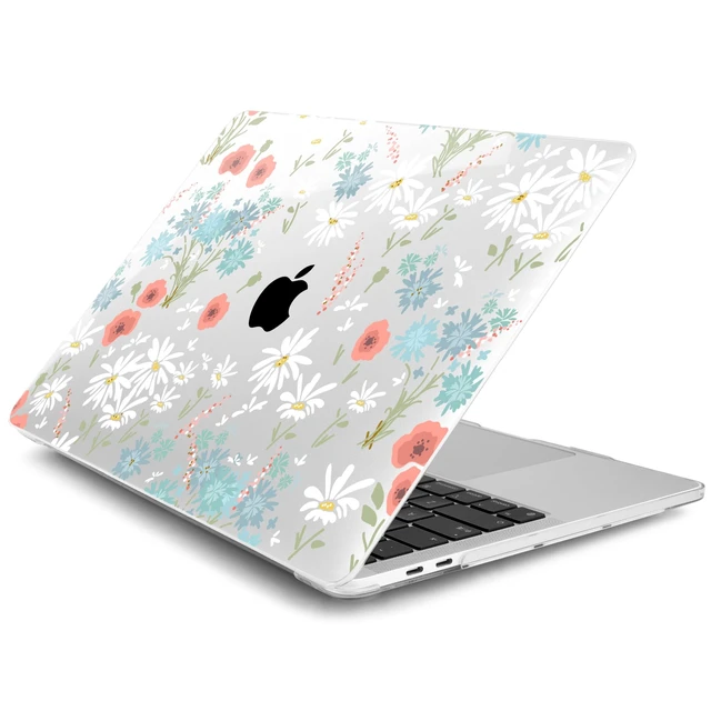 Alt view image 2 of 5 - Batianda LumiArt Case for MacBook Pro 13 inch 2022 2020, Cute Daisy