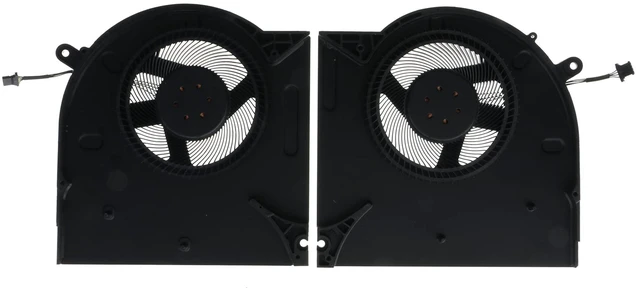 Alt view image 2 of 5 - Replacement CPU&GPU Cooling Fan for DELL Alienware M17 R3 R4 P45E 2020 Model 0CNV63 0H5TYJ 73TYJ DC 12V