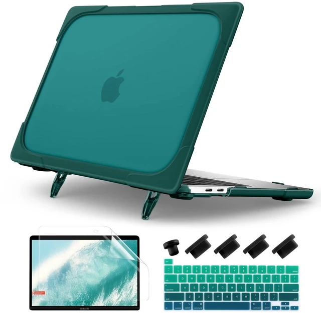 Main image of Batianda Heavy Duty Case for MacBook Pro 13 inch 2022 2020, Deep Teal