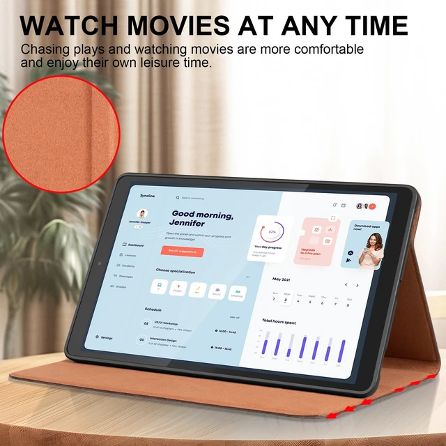 Alt view image 4 of 5 - NANRUIL Leather Case for Samsung Galaxy Tab A10.1 2019 Folio Cover