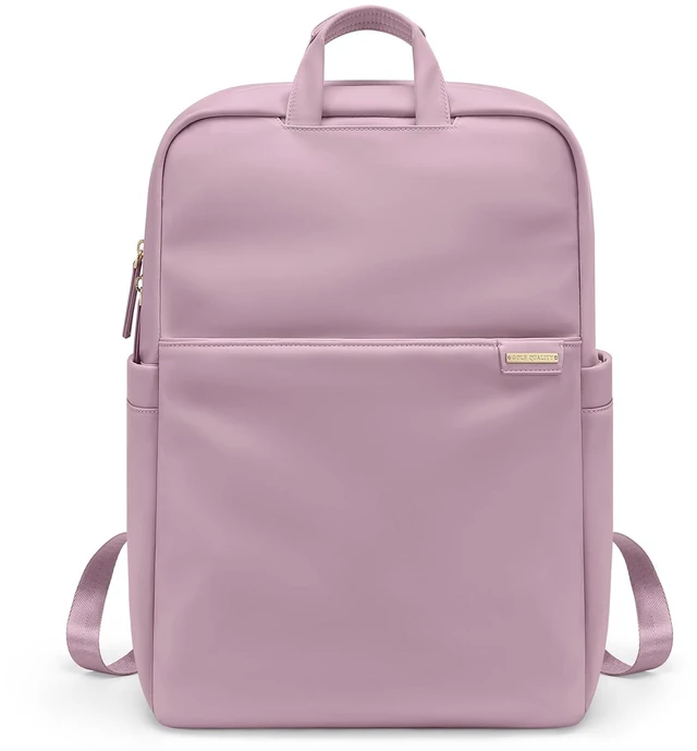 Main image of GOLF QUALITY Slim Laptop Backpack for Women, Lightweight Business Backpack for Women Computer Bag Purse for Commuting, Fit 16 Inch, Pink Purple