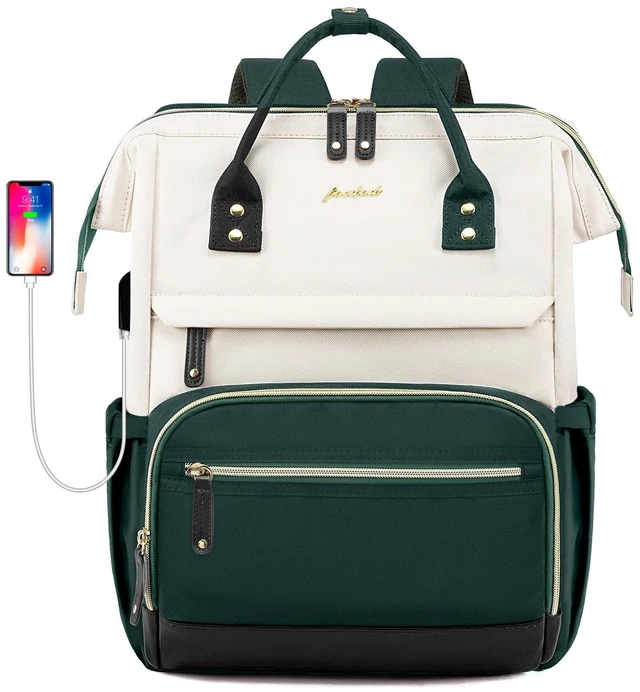 Main image of Laptop Backpack for Women Work Bag: 17.3'' Travel Daypack with Computer Bag