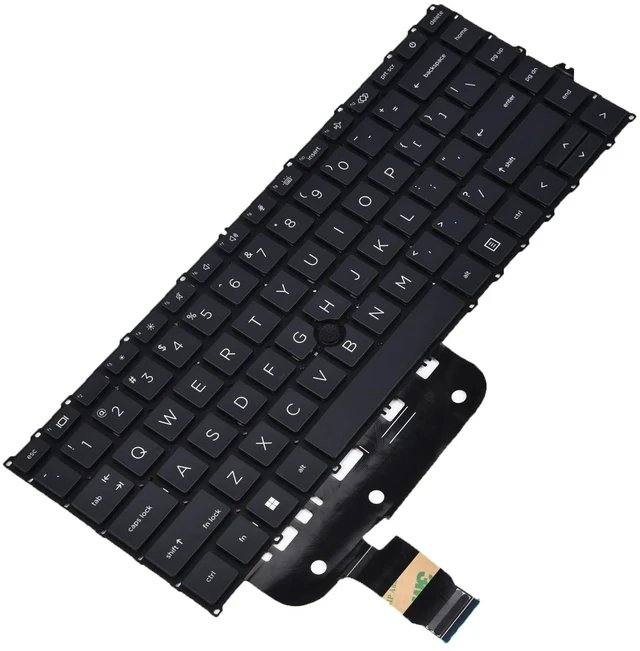 Alt view image 4 of 5 - Replacement Keyboard for HP EliteBook 840 G7 840 G8 & EliteBook 845 G7 845 G8, EliteBook 745 G7 745 G8, ZBook Firefly 14 G7 G8 Series Laptop with Backlit US Layout