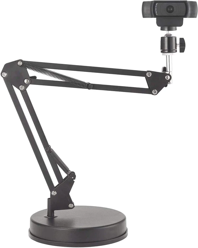 Main image of OXENDURE Webcam Stand,Camera Mount 22 Inch Suspension Boom Scissor Arm Stand,for Webcam C925e C922x C922 C930e C930 C920 C615,Hero 8/7/6/5,Ultra/Pro/Pro 2/Pro 3/Brio 4K,DSLR Camera