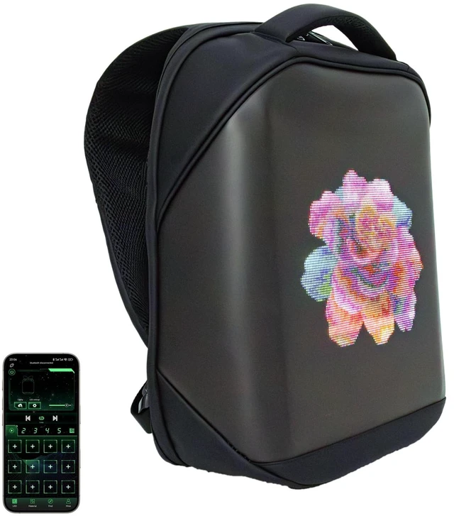 Main image of MYKYLIN LED Backpack Waterproof, 96 * 128 Pixel, Customizable Images, Black
