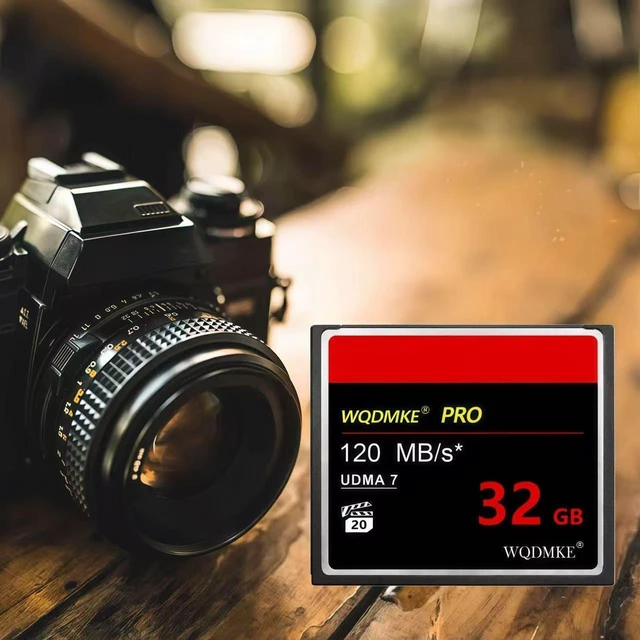 Alt view image 4 of 5 - WQDMKE CF Memory Card 32GB UDMA Speed Up to 120MB/s Camera Cards