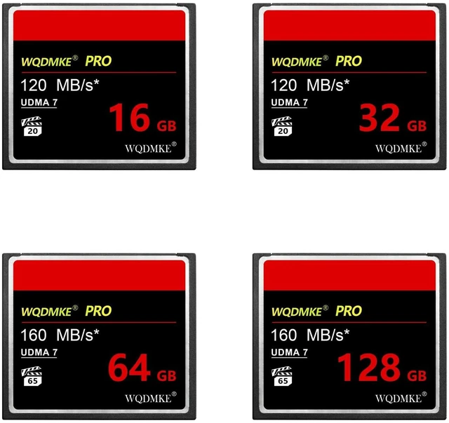 Alt view image 5 of 5 - WQDMKE CF Memory Card 32GB UDMA Speed Up to 120MB/s Camera Cards