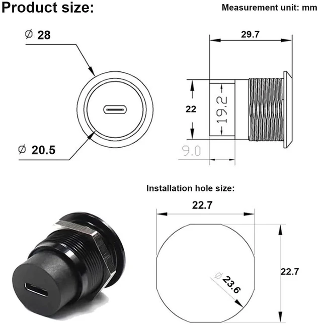 Alt view image 5 of 5 - PENGLIN 5PCS USB C 3.1 Female to Female Pass-Through Converter Adapter