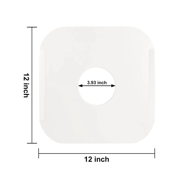 Alt view image 2 of 5 - 100ct 12-Inch Vinyl-Record Inner Sleeves - Made from Heavyweight White Kraft Paper, Album Covers with Round Corners for 33 RPM, Center Hole, Record Jackets to Protect The Collection of LPs & Singles