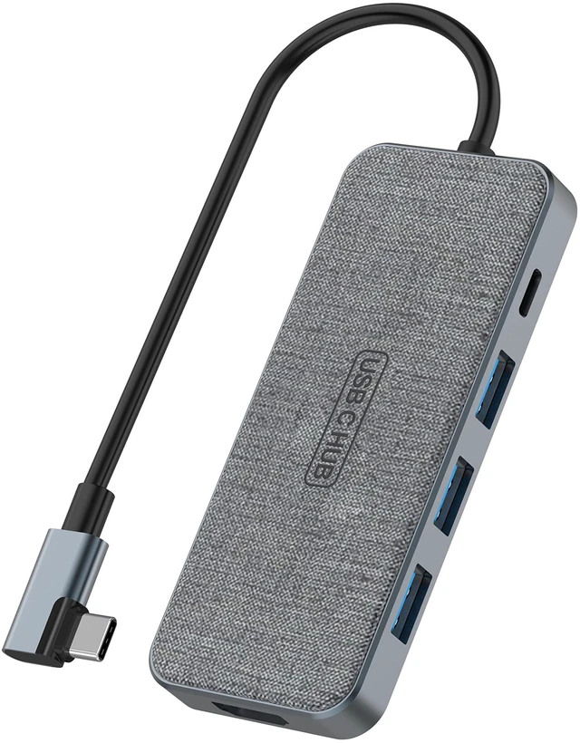 Main image of USB C Hub, ZSIMC 7-in-1 Docking Station Multiport Adapter with 4K HDMI, 100W Power Delivery, 3 USB 3.0 Ports, SD/TF Card Reader for MacBook Pro/Air, iPad Pro/Mini 6, Surface and More Type C Laptops