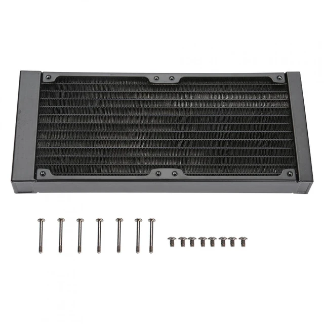Main image of Joyzan Computer Heat Exchanger, 12 Tubes Cooler Pipe Water Cooling Radiator