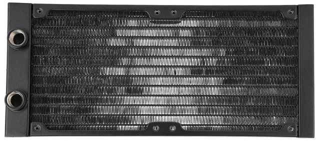 Alt view image 5 of 5 - Joyzan Computer Heat Exchanger, 12 Tubes Cooler Pipe Water Cooling Radiator