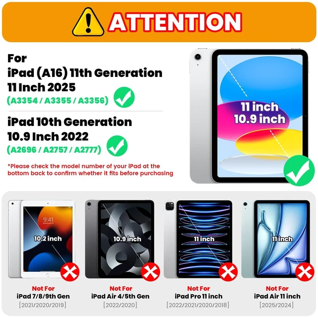 Alt view image 2 of 5 - KAIJIAbox for iPad (A16) 11th/10th Generation Case 11''/10.9 Inch 2025/2022