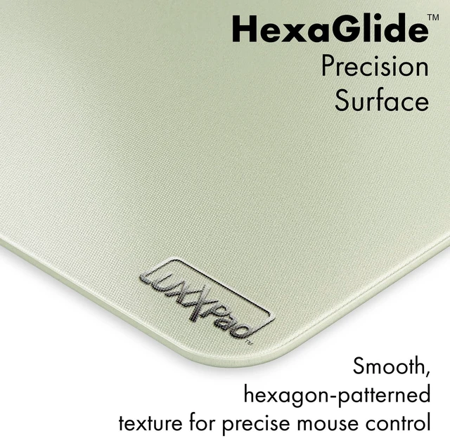 Alt view image 4 of 5 - Glassboard Studio LuxxPad Glass Mouse Pad - Mouse Pad Gaming and Dry Erase Note Taking Pad, Tempered Strong Glass with Rubber Non-Slip Feet for Gaming & Work (Sage, 7.5" x 8")