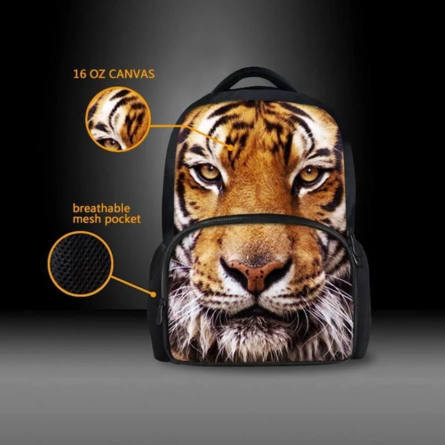 Alt view image 4 of 5 - ENDUO DESIGN Animal Backpack King Kong School Bag Teenagers Casual Daypack,17 Inch Laptop Backpack For Man/Kid/Girl/Boy/Woman