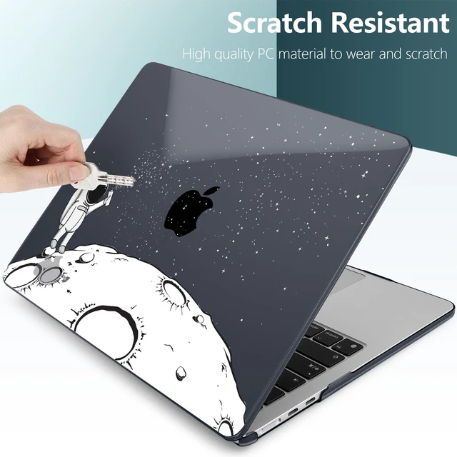 Alt view image 4 of 5 - DONGKE Compatible with M5 MacBook Air 15 inch Case 2026 2025-2023 A3448 A3241 A3114 A2941 M4 M3 M2 Liquid Retina Display Touch ID, Protective Hard Shell Cover & Keyboard Skin - Astronaut