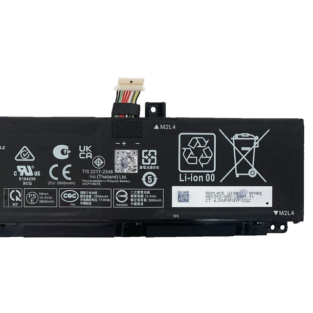Alt view image 3 of 5 - EPYOBW SC04XL Laptop Battery 63.32Wh HSTNN-IB9R M07392-005 M08254-1C1