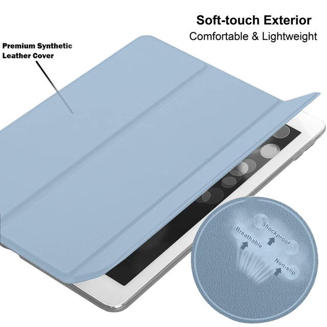 Alt view image 5 of 5 - DuraSafe Cases for for iPad Pro 12.9 inch 6th 5th 4th Gen Case A2436 MHNF3LL/A MHNG3LL/A MNXR3LL/A MNXT3LL/A A2378 MHNF3LL/A MHNG3LL/A A2229 MY2H2LL/A - Light Blue