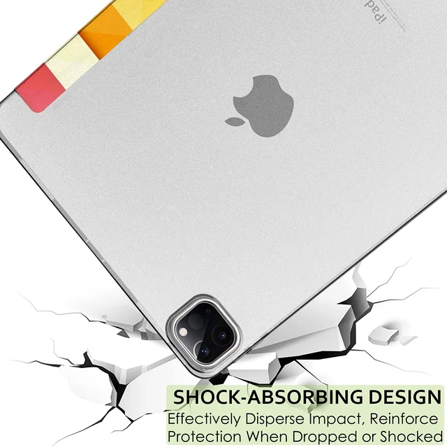 Alt view image 5 of 5 - DuraSafe Cases for iPad Pro 11 inch 4th 3rd 2nd Gen PC Case A2759 MNXE3LL/A MNXD3LL/A A2435 MNXG3LL/A MNXF3LL/A MNXH3LL/A A2762 A2761 MNXN3LL/A MP553LL/A A2377 MHQR3LL/A MHQT3LL/A A2228 - Color Grid