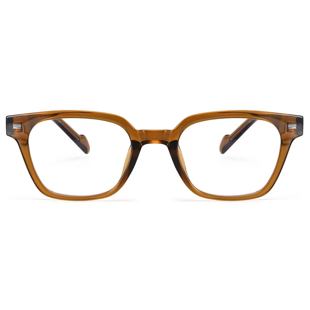Main image of Dollger Blue Light Glasses for Men Women Blue Light Blocking Computer Screen Glasses Men Clear Frames Eyeglasses Brown