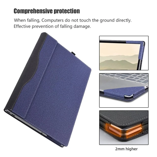 Alt view image 5 of 5 - Case Cover for Microsoft Surface Laptop 7 Released in 2024 and Laptop 8 Released in 2026 AI Copilot+ PC 15 inch Detachable Notebook Sleeve Computer Protective Bag (Blue, 15)