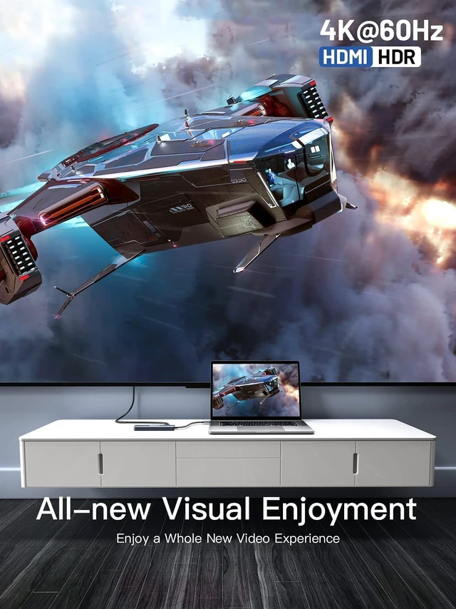Alt view image 3 of 5 - DockteckExpand 7 in 1 USBC HUB for MacBook iPad HP Dell XPS and More