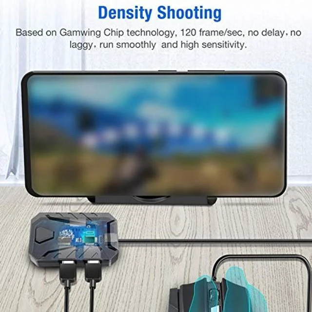 Alt view image 5 of 5 - Cuifati Gaming Keyboard Mouse Converter Adapter, BT 4.0 Connection, Fast Charging, Adjustable Stand,for Android only (Mix Pro Comes Standard)