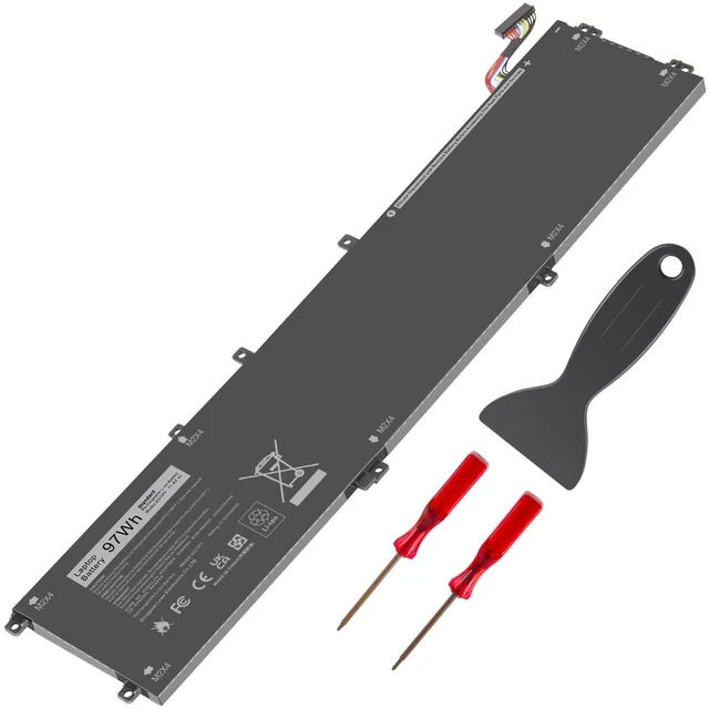 Alt view image 2 of 5 - ASUNCELL 6GTPY 97WH Battery for Dell XPS 15 9550 9560 9570 7590 Precision 5510 5520 5530 5540 Vostro 7500 7590,Replacement 4GVGH GPM03 M2X4 5XJ28 05XJ28 5D91C 1P6KD P56F P56F001 P56F002 11.4V